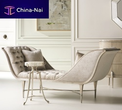 Traditional daybed BOTH ENDS MEETfabricwoodenmetal