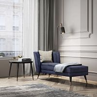 Contemporary chaise longue KEY WESTfabricleathercommercial