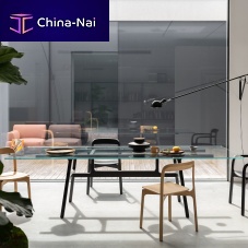Contemporary table BottegawoodenglassLaminam