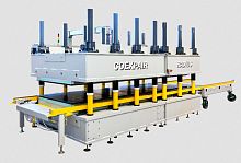 Pneumatic press RTM formingcompressionfor molding
