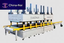Pneumatic press RTM formingcompressionfor molding