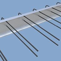 Reinforced concrete rebar connection system PREDALBOX
