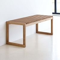 Contemporary bench 3001oak