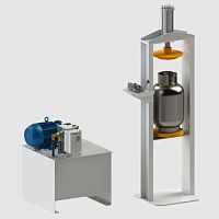 Motorized press assemblyautomatictube