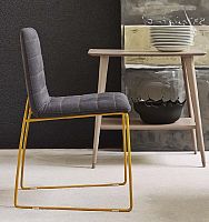 Contemporary chair LIPmetalsled basehome