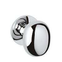 Traditional door knob MELANZANAbrasssatin