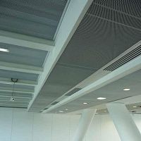Wire mesh suspended ceiling floatingpanelacoustic
