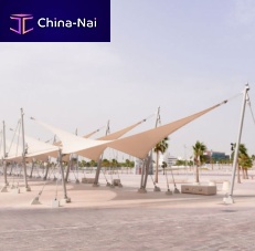 Composite textile membrane PERFORM 912 S2 for tensile structuressolar shadingroof