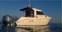 Outboard express cruiser 900 Fisher Protwin-enginehard-top4-berth