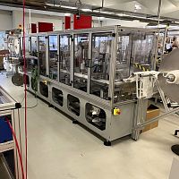 Automated production line for FFP2/FFP3 maskfor masks