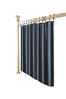 X-ray radiation shielding curtain ceiling-mounted