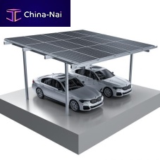Mono-pitched roof PV mounting system for portrait installationaluminium