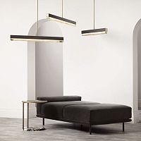 Pendant lamp ARTSbrassalabastercontemporary