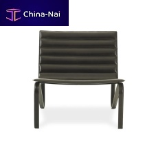 Contemporary fireside chair THEA THE 31Cleathermetal