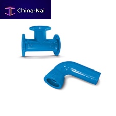Wastewater fitting for gasthreadedflange