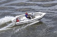 Outboard center console boat 1410 FRONTIERsport-fishing4-person max.