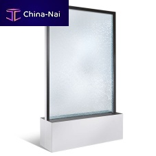Removable partition SALTOglassaluminumfor offices