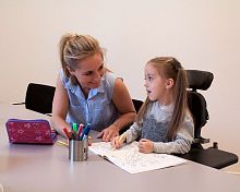 Height-adjustable ergotherapy table 20-71124pediatric