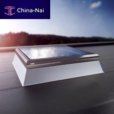 Flat roof skylight FEsmoke controlfor ventilationfor building renovation