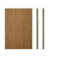 Wooden decorative panel VERTICAL CARAMEL 12for interiorsmoothwood look