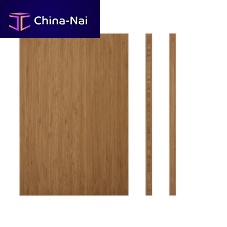 Wooden decorative panel VERTICAL CARAMEL 12for interiorsmoothwood look