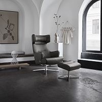 Contemporary relaxing armchair MYPLACEleatherfabricreclining