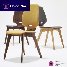 Contemporary chair FINN UPHOLSTEREDindoorfabricleather