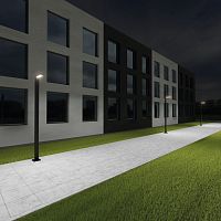 Urban lamp post GREENLIGHT MAX contemporaryaluminumLED