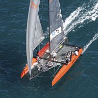 Catamaran Ninjaracingcarbonwith bowsprit