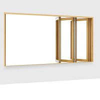 Oak window 255aluminiumfoldingdouble-glazed