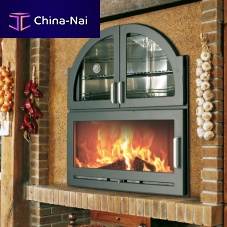 Wood-burning oven ARANDAconvectionbuilt-insingle-chamber