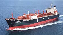 LPG carrier cargo ship
