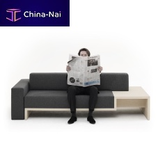 Modular sofa SLOW contemporaryfabricblack