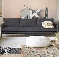 Modular sofa BANDcontemporaryfabricbrown