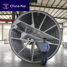 Spiral pipe making machine