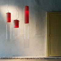 Pendant lamp ACHEO fabricPMMAcontemporary
