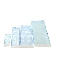 Self-sealing sterilization pouch
