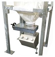 Silo with vibrating bottom HH, MM, SS, UU, VV seriesflexiblegranulates