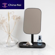 Table bathroom mirror 2807 seriescontemporaryrectangularplastic