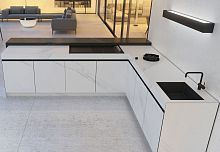 Outdoor kitchen N2 DEKTON AURAcontemporaryengineered stonemetal