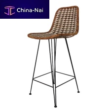 Traditional bar chair PANCHAMIindoorwickermetal base