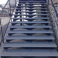 Polyester step FRPnon-slipmeshprefab