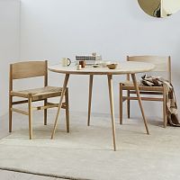 Contemporary dining table ACCENToakoak baseround