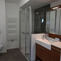 Swing shower screen SELINI TYPE A/Btempered glassclear glass6 mm