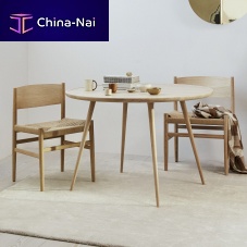 Contemporary dining table ACCENToakoak baseround