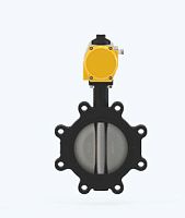 Butterfly valve BLpneumatically-operatedstainless steelcast iron