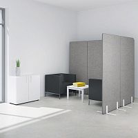 Removable partition SILENTmodularmobilefabric
