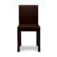 Contemporary chair OTTOindoorleathermahogany base