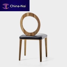 Contemporary dining chair GEMMAindoorfabricoak base