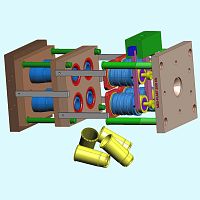 Multi-cavity plastic injection mold technical partsaesthetic partsprototyping